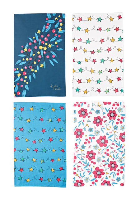 Set of 4 Tea Towels