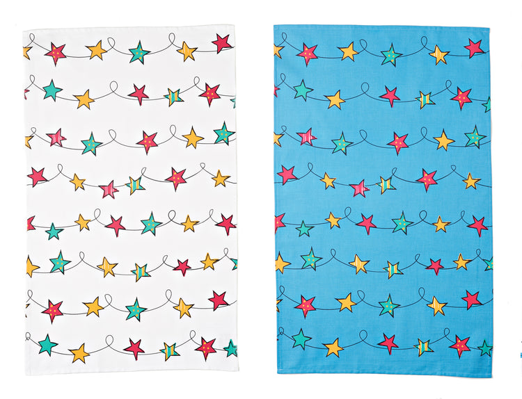 Set of Star Tea Towels